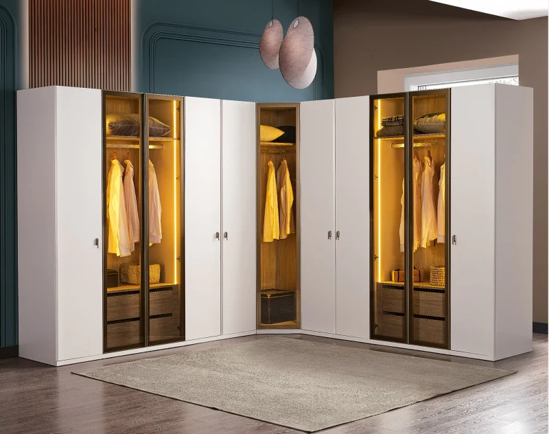 REGNUM KÖŞE DOLAPLI YATAK ODASI TAKIMI